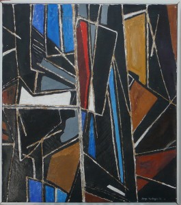53 x 43", Oil on Canvas, 1952.